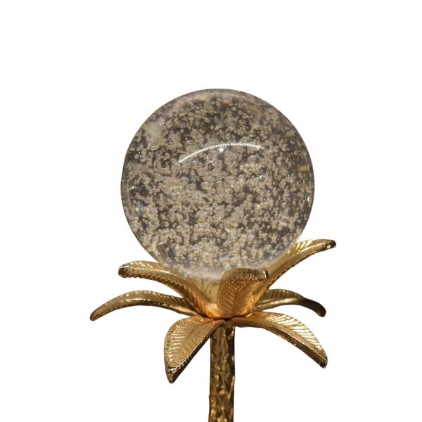 Palmiye Küre 2'Li Gold