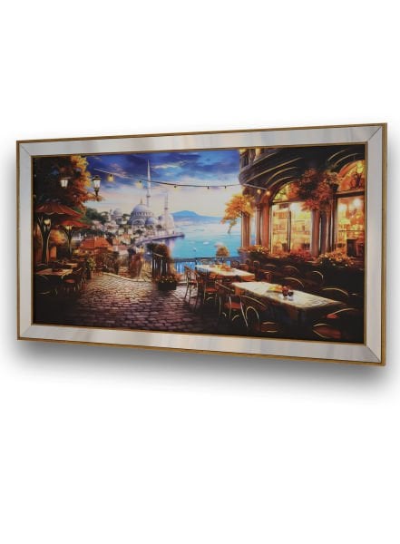 Ayna Çerçeve Gold Cami Manzara TR2443 Tablo 70x130