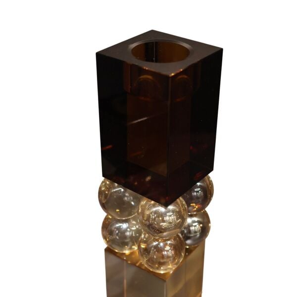 Boncuk Detay Amber Mumluk 2'li