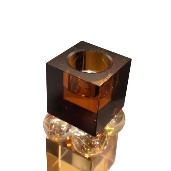 Boncuk Detay Amber Mumluk 2'li