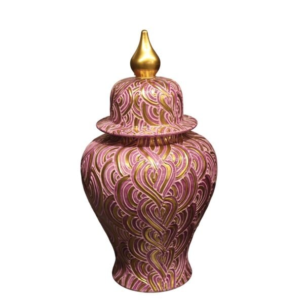 Tırtık Desen Şah Küp Mor