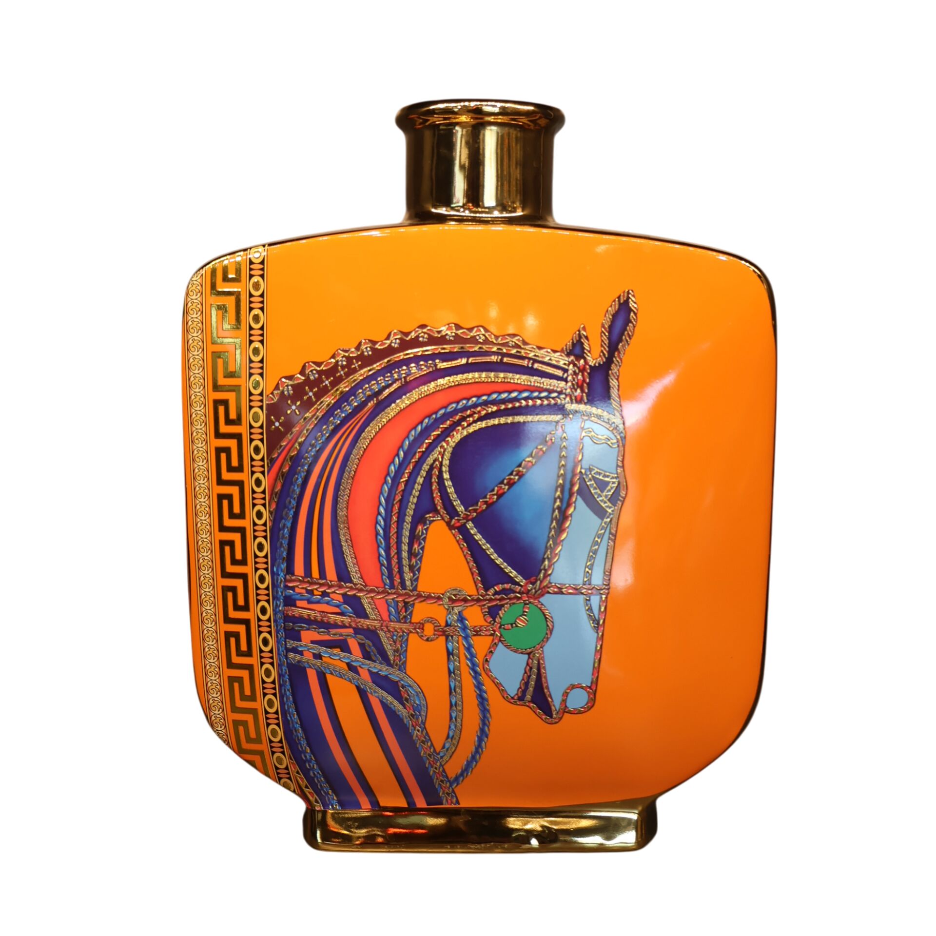 Seramik Atlı Vazo Büyük