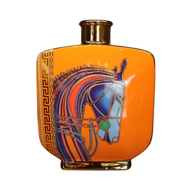 Seramik Atlı Vazo Büyük