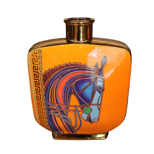 Seramik Atlı Vazo Büyük