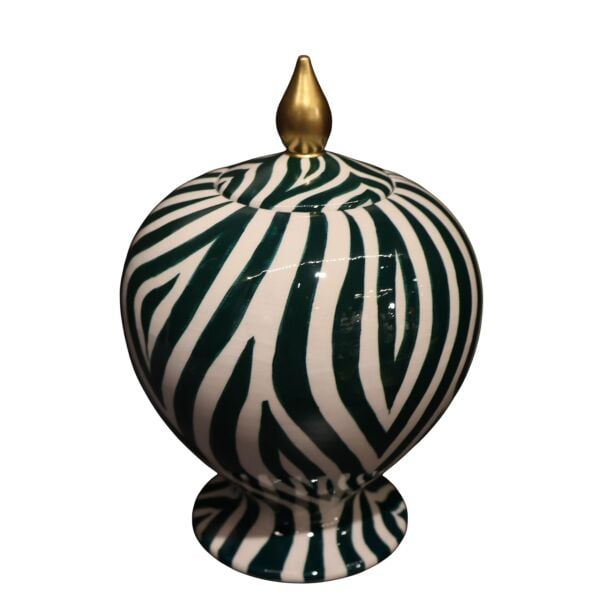 Yeşil Harmony Desen Armut Küp