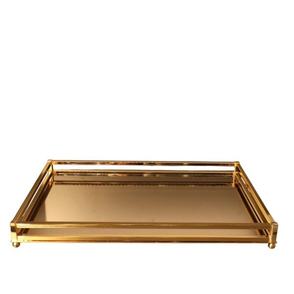 Profil Tepsi 50cm Eskitme Gold