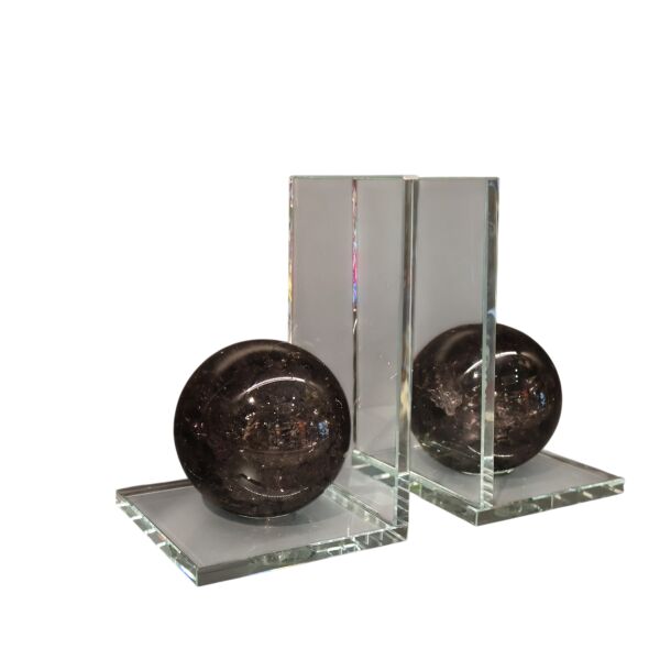 Küre Kitap Tutucu Füme