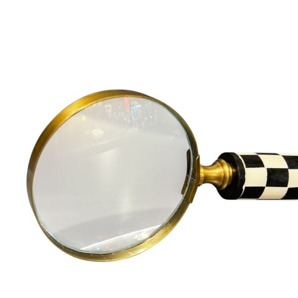 Dama Desenli Büyüteç