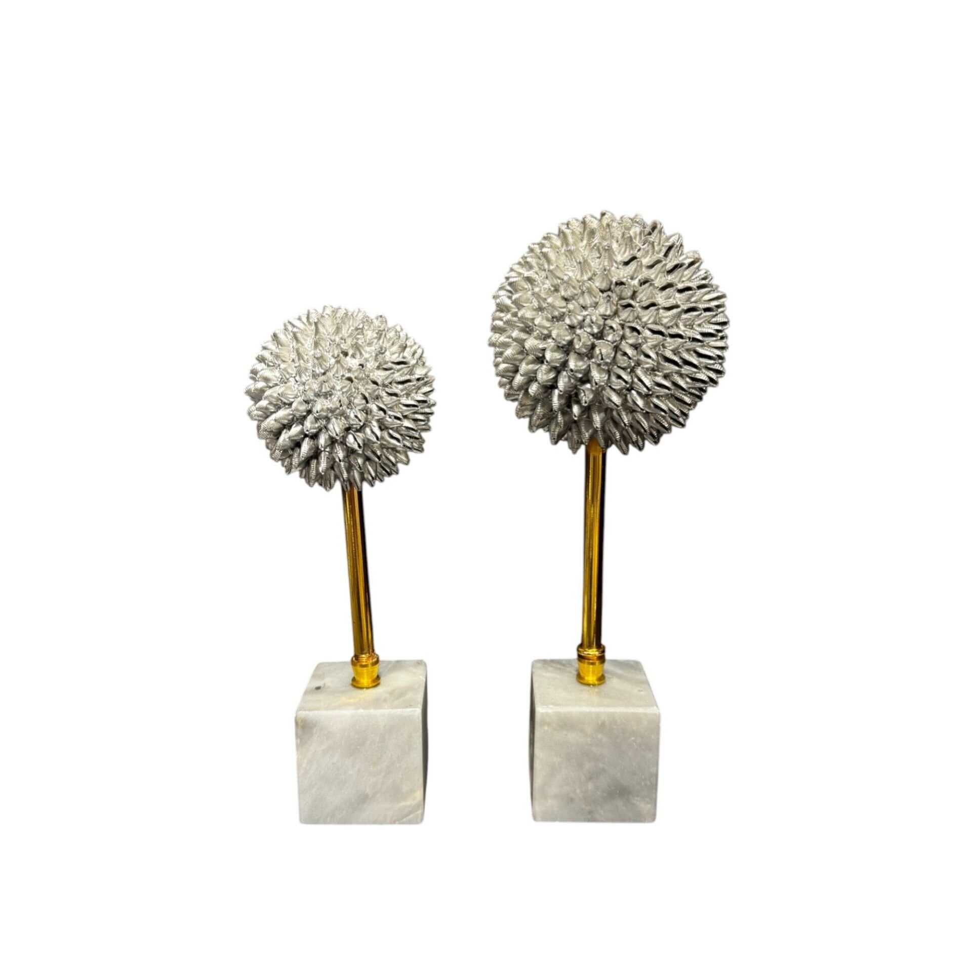 Gümüş Deniz Kabuğu Gri Mermer