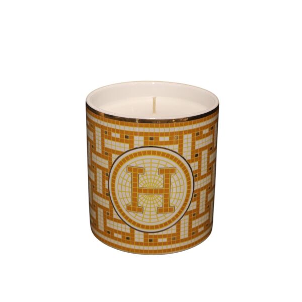Sarı Mozaik Mum Büyük Boy