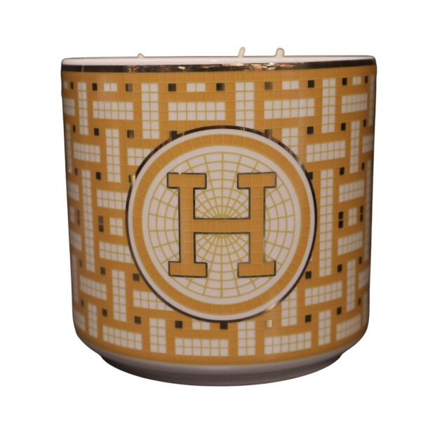 Sarı Mozaik Mum Büyük Boy