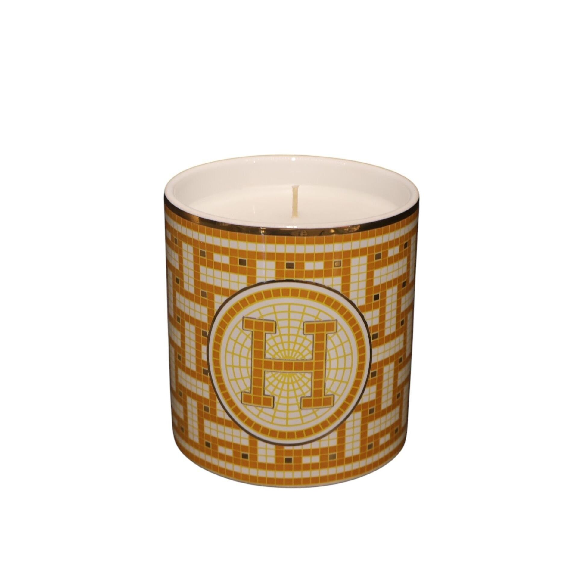 Sarı Mozaik Mum Büyük Boy Küçük