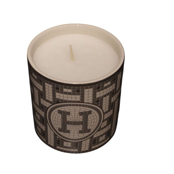 Gri Mozaik Mum Büyük Boy Küçük