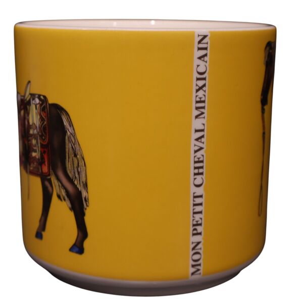 Sarı At Desen Mum Büyük Boy