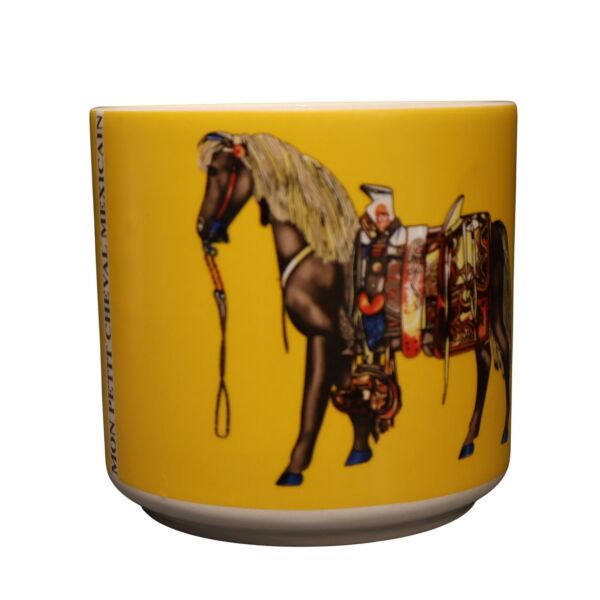 Sarı At Desen Mum Büyük Boy Büyük