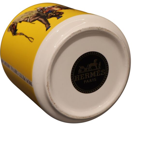 Sarı At Desen Mum Büyük Boy Küçük