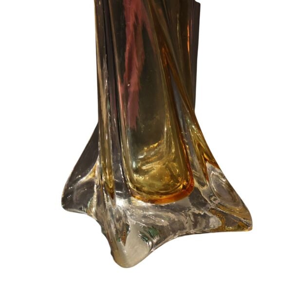 Mavi Sarı Dalga Vazo Küçük