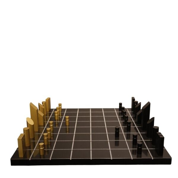 Mermer Soyut Satranç Takımı