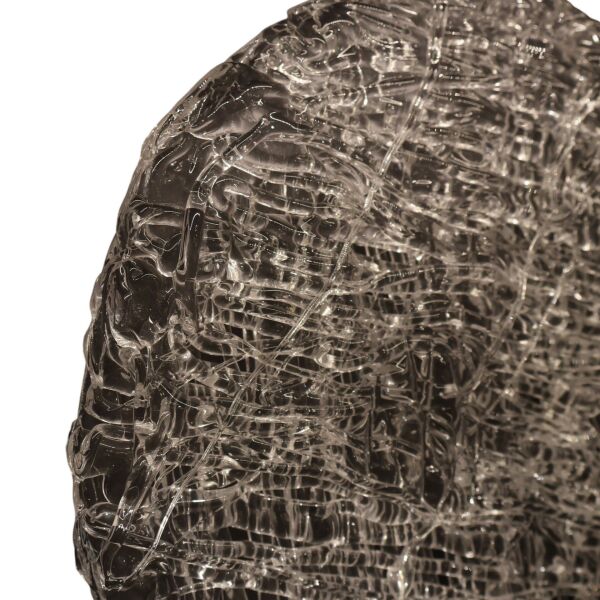 Mermer Kaideli Şeffaf Cam Disk