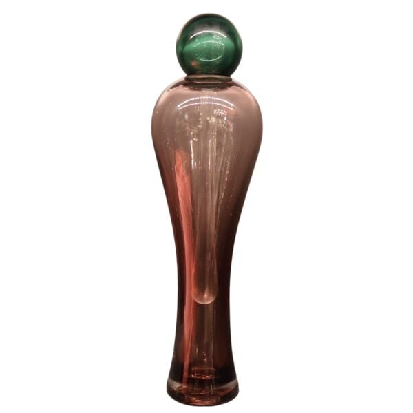 Yeşil - Lila Cam Şişe Küçük