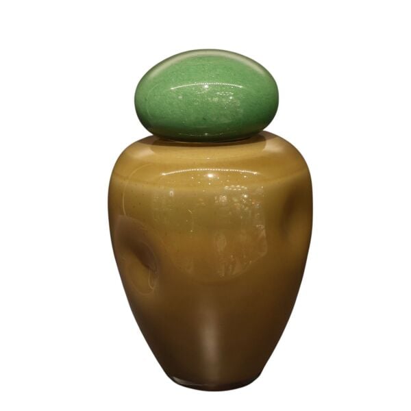 Kahve Yeşil Kapklı Küp