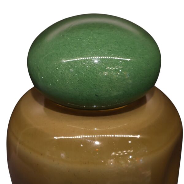 Kahve Yeşil Kapklı Küp